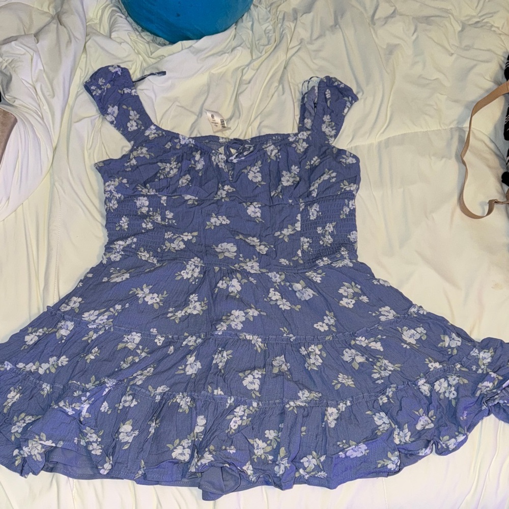 Aeropostale Blue Floral Dress